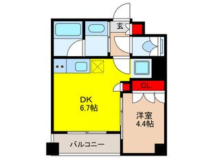 ﾋﾞｴﾗｺｰﾄ日本橋久松町の物件間取画像